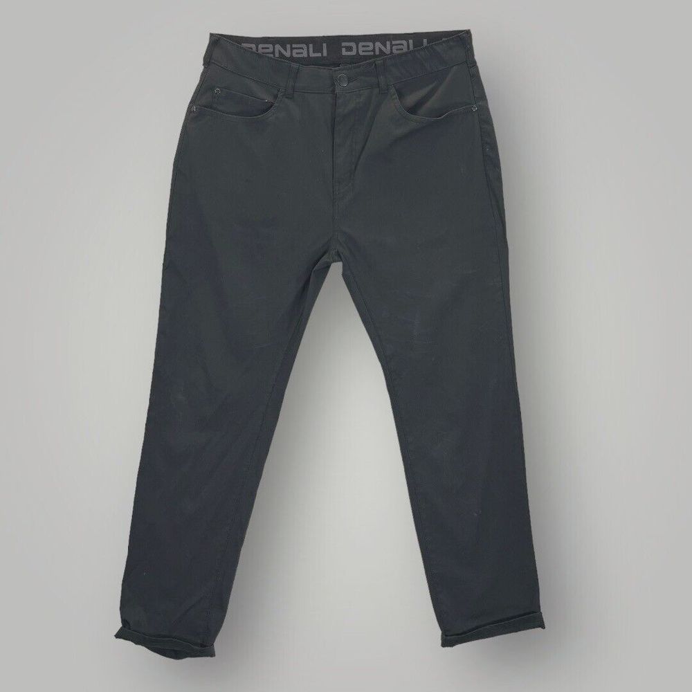 Denali Straight Fit Stretch Flex Outdoor Water Resistant Pants Men's W34XL30 Blk